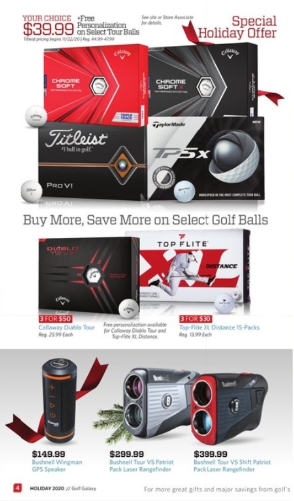 Golf Balls / Rangefinders