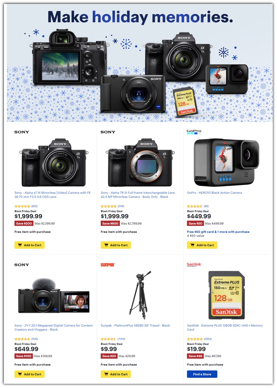 DSLR Cameras / GoPro