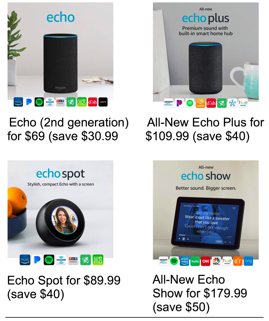Echo / Echo Spot / Echo Show