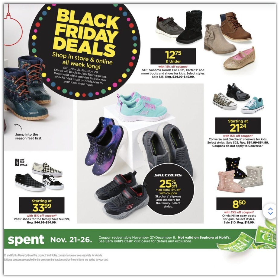 kohls skechers boots