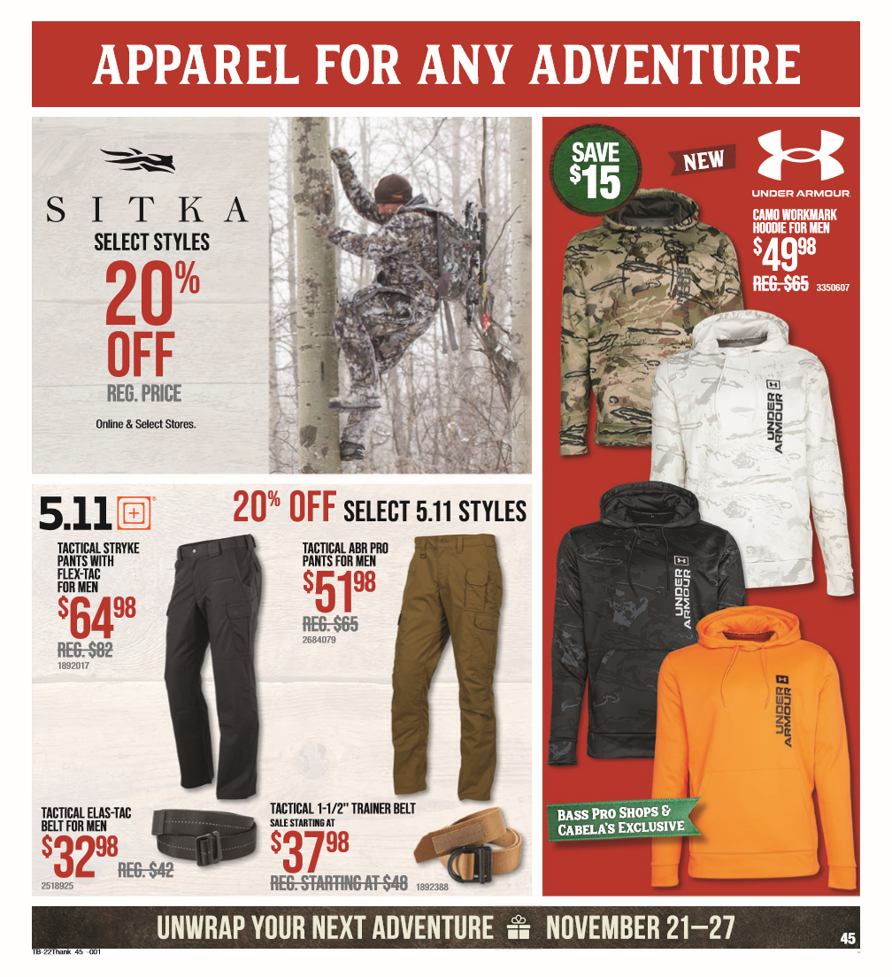 Black Friday Cabela's Deals