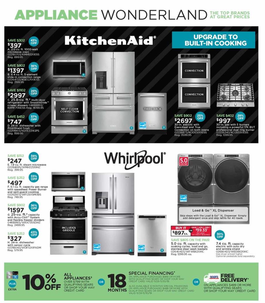 KitchenAid & Whirlpool Appliances