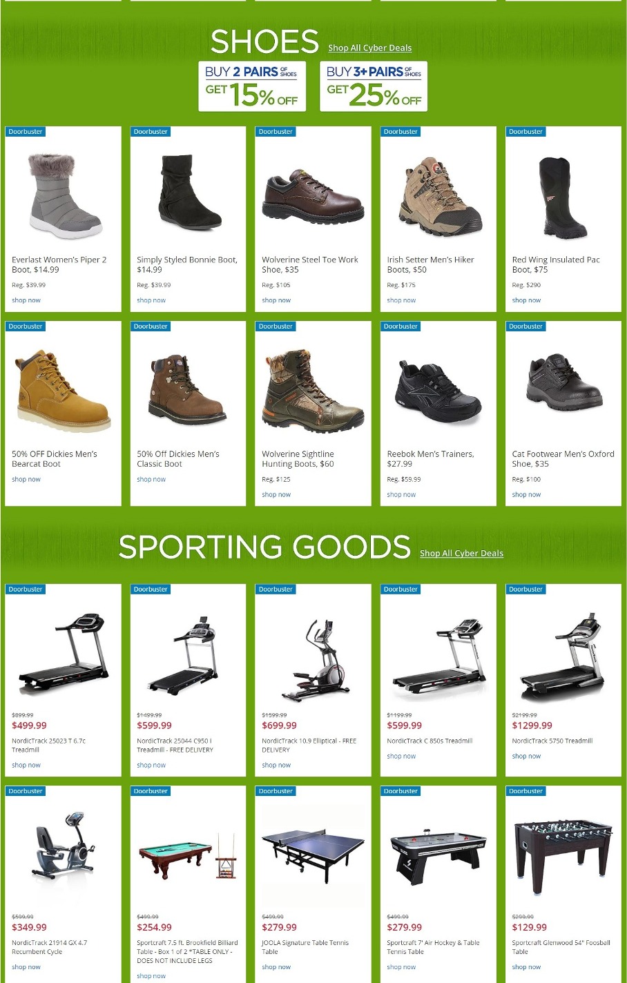 Shoes / Sporting Goods