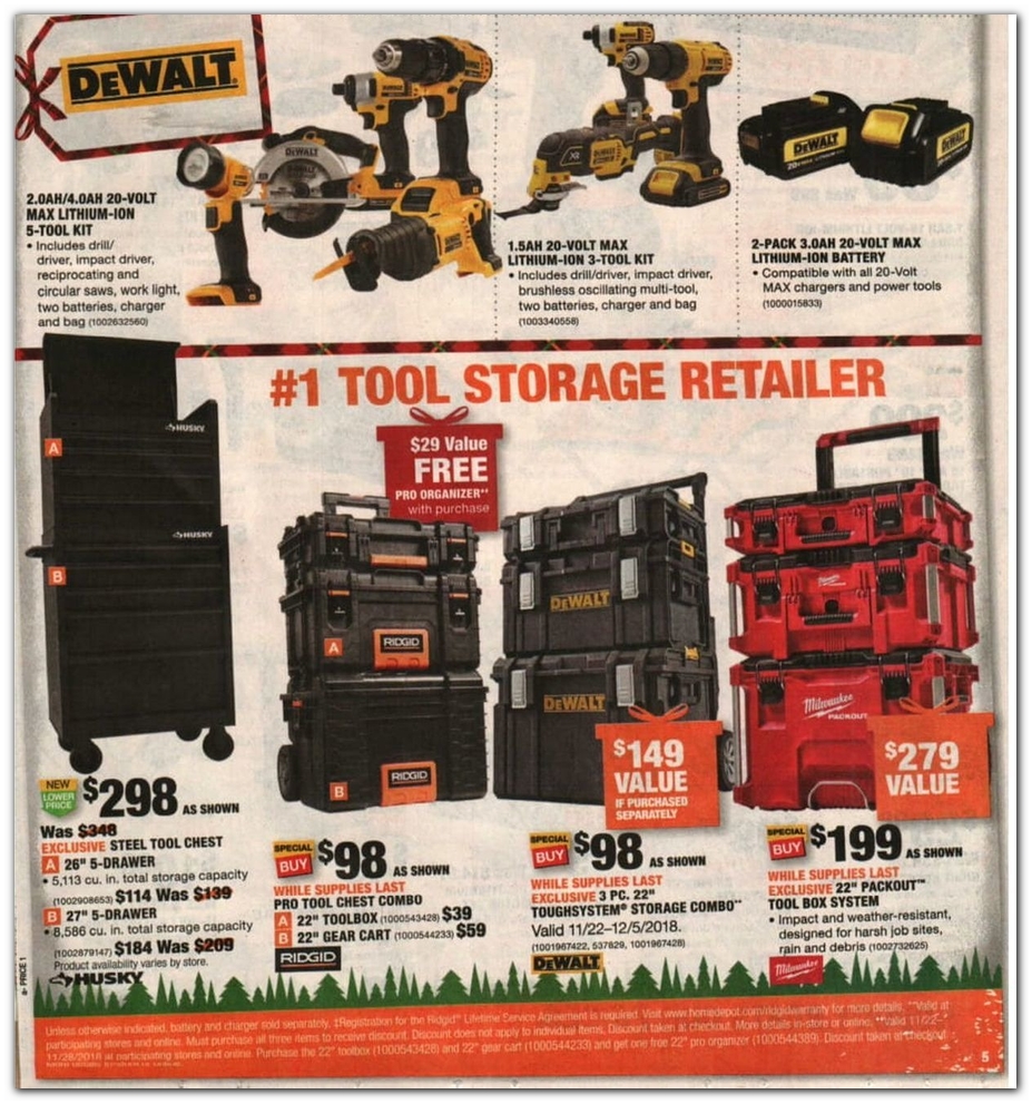 Home Depot Milwaukee Tool Box Black Friday See More...