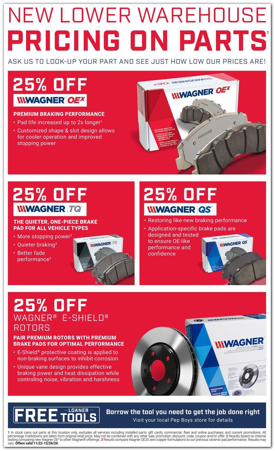 Warehouse Pricing on Parts cont.