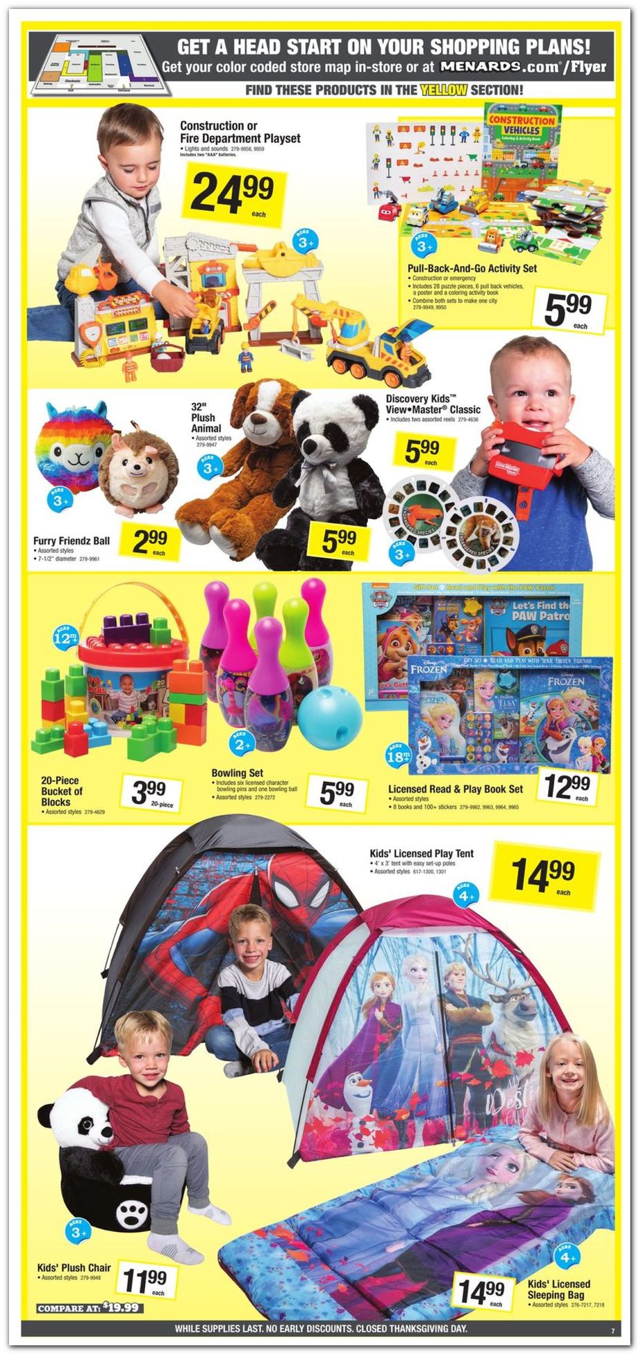 Toys / Tents / Sleeping Bags