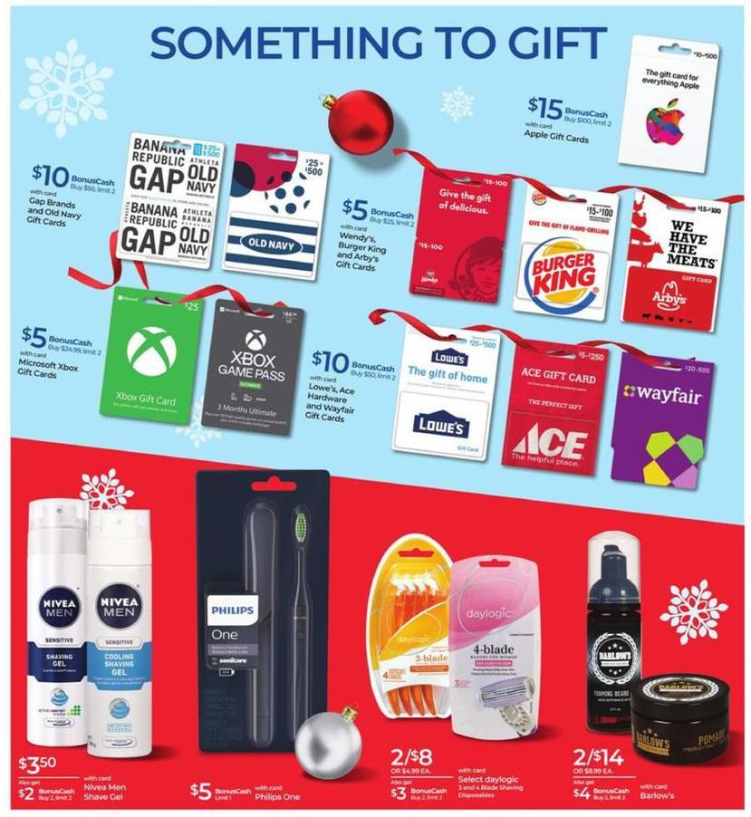 Gift Cards / Personal Care