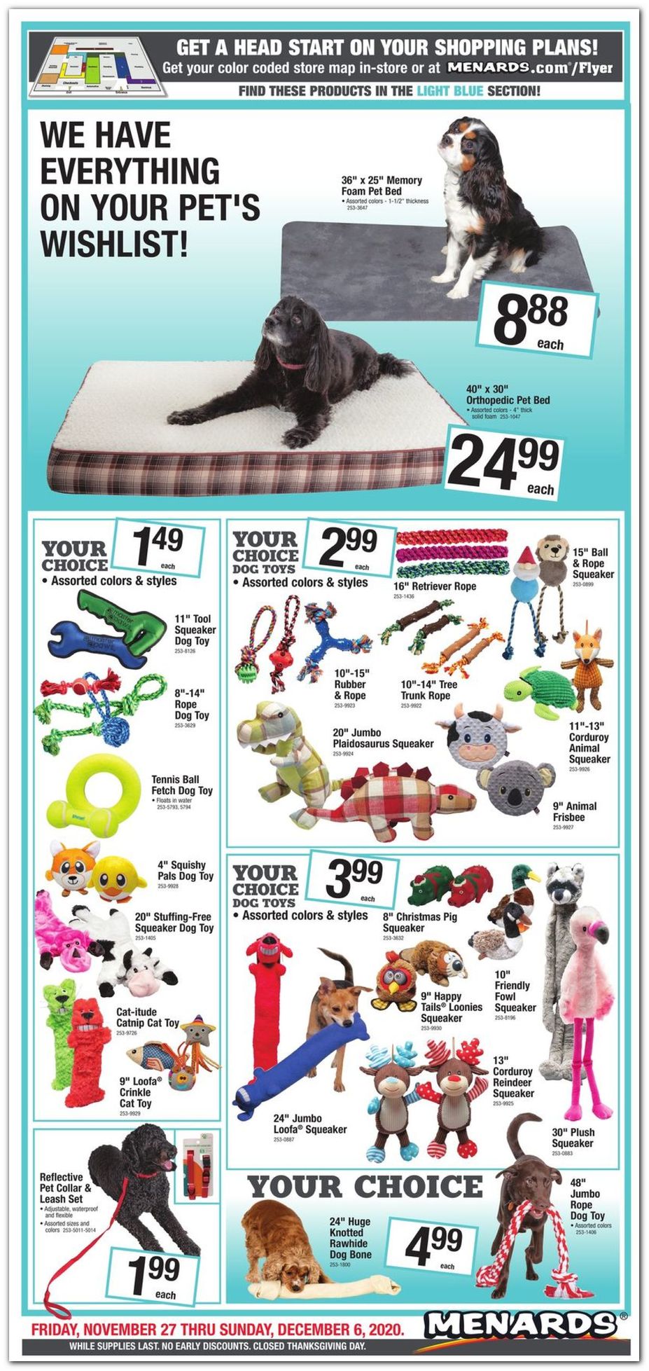 Pet Bed / Toys