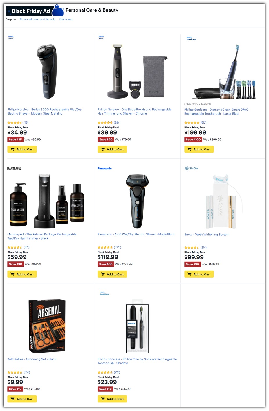 Shavers / Personal Care