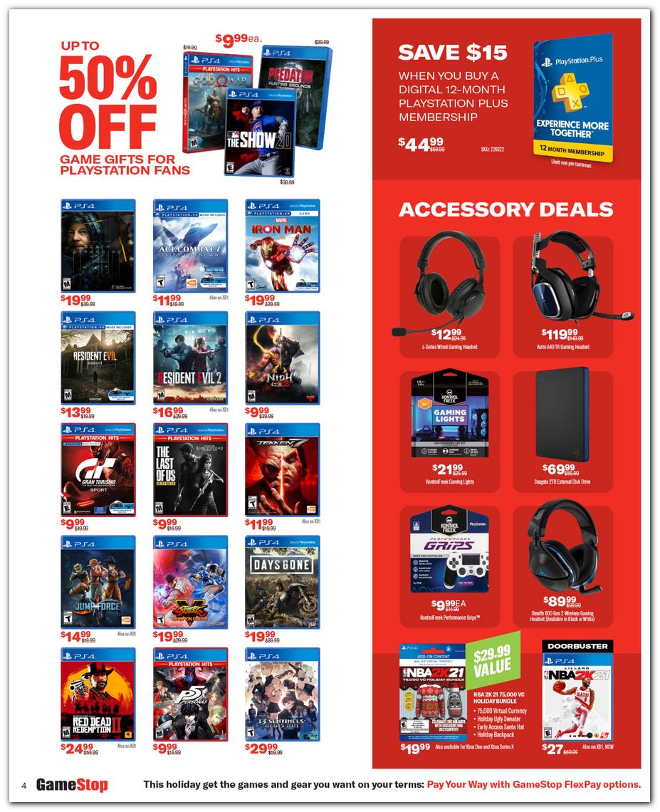 PS4 Games / Accessories
