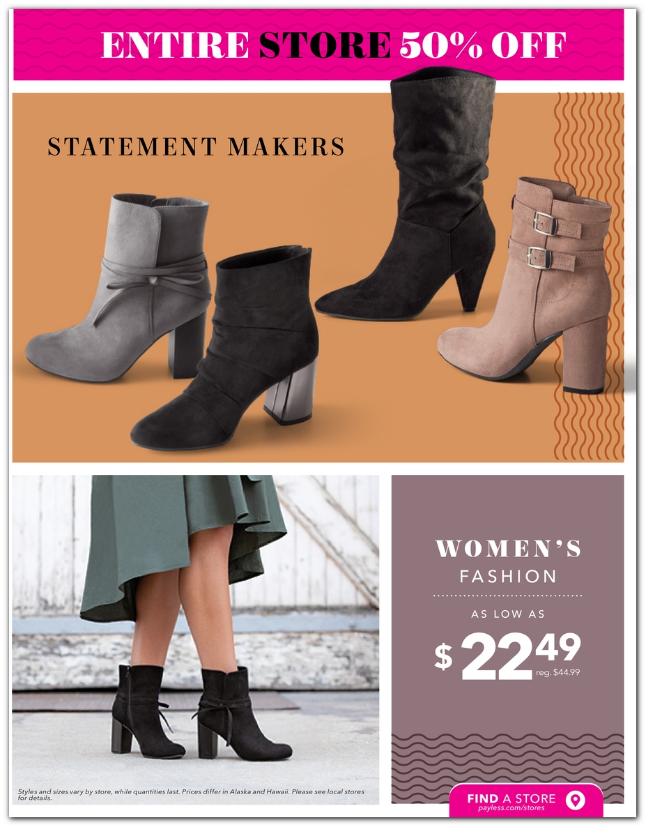 payless ladies boots