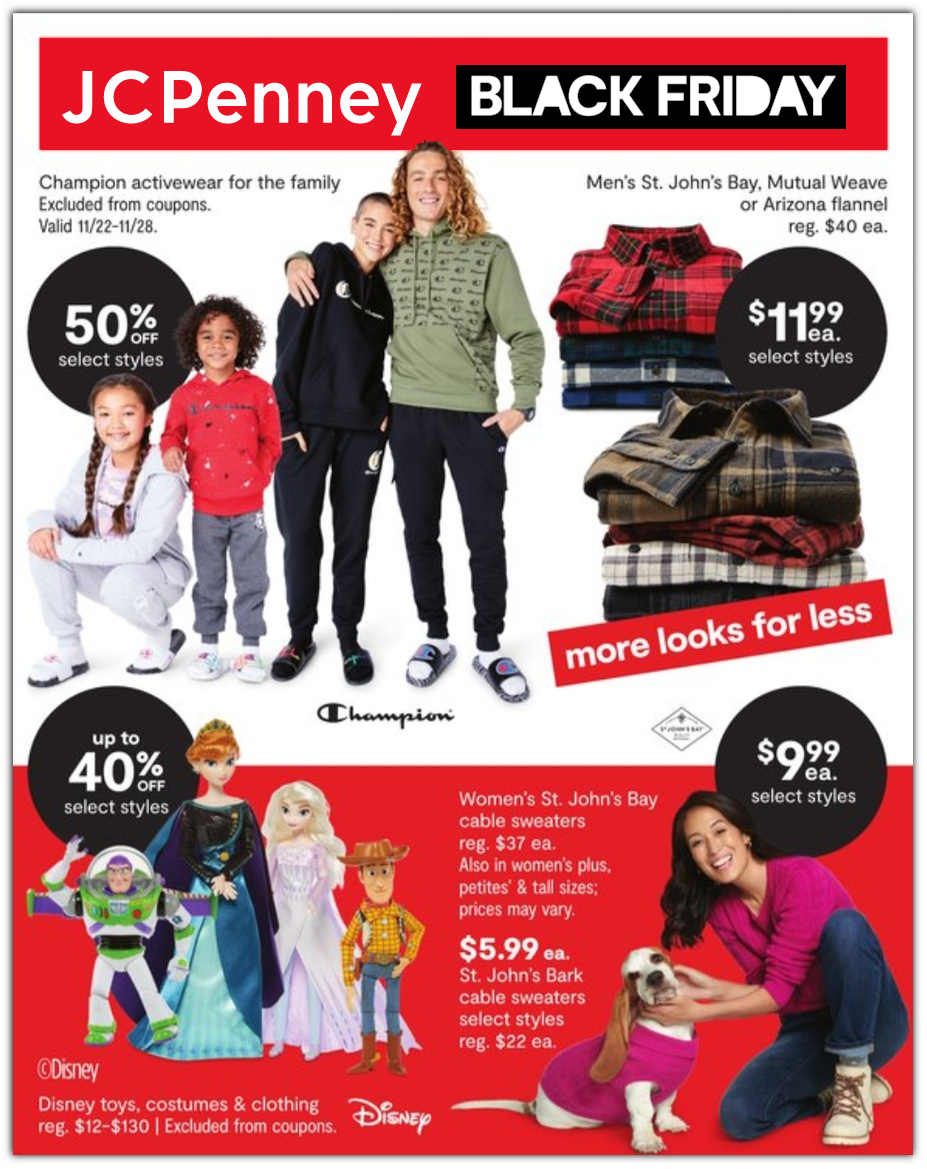 Black Friday JCPenney Deals