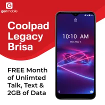 Coolpad Legacy Brisa + 1-Month Unli...