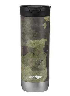 Contigo Travel Mug, Snapseal, Huron Couture, Textured Camo, 20 Ounces