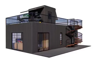 Getaway Pad 540 sq ft 1 Bed and Roof Deck Tiny Home Steel Frame