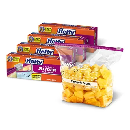 Hefty Basics Slider Storage Bags Gallon