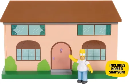 Disney The Simpsons Living Room Diorama House Playset w/ 2.5" Homer  $7.99 at Amazon