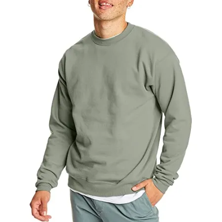 Hanes Men's EcoSmart Fleece Pullover Crewneck Sweatshirt  $8.39 at Amazon