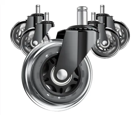 5-Pack ASHGOOB Rollerblade-Style Office Chair Wheels $12
