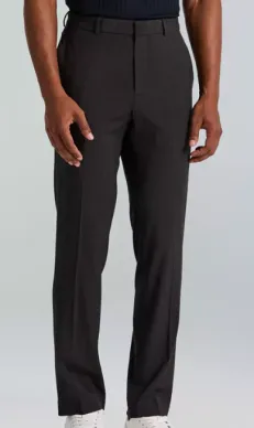 macys mens grey dress pants Raphael Men's Washable Flat Front Slim Fit Light Gray Dress Pants, 32