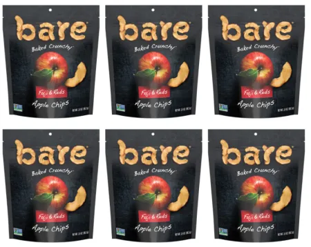 6 Pack Bare Natural Gluten Free Apple Chips 3 4 Ben S Bargains